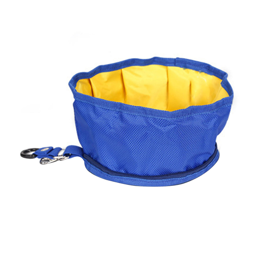 Portable Foldable Waterproof Outdoor Pet Food Feeding Watering Outdoor Dog Bowl