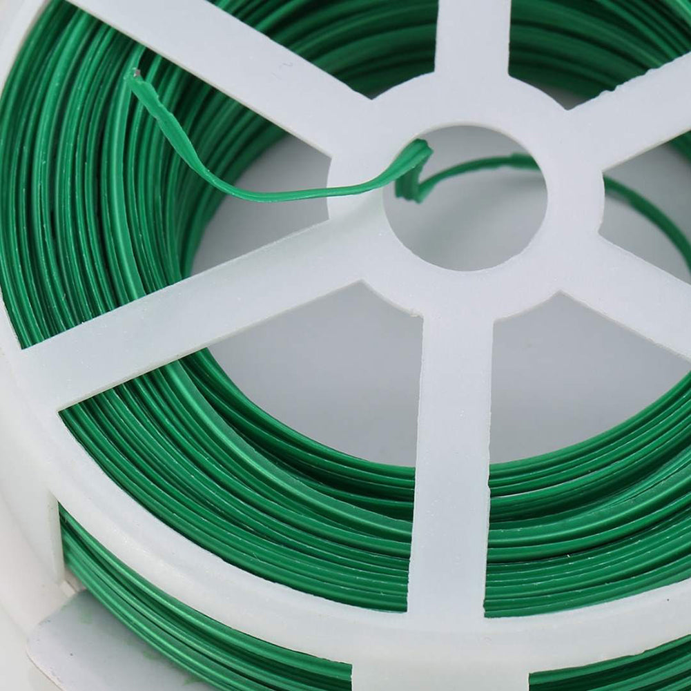 Durable 30M Roll Wire Twist Ties Garden Cable Vegetable Gardening Climbers Tool