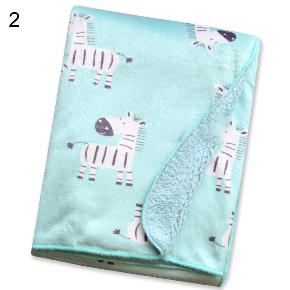 Double Layer Soft Newborn Baby Receiving Blankets Swaddle Wrap Bedding Bedsheet