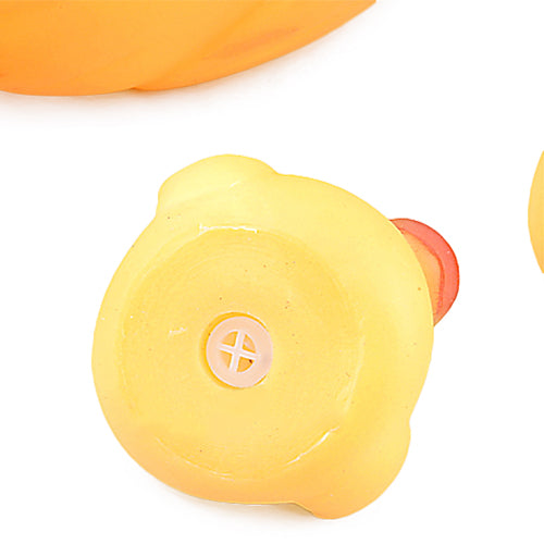 4Pcs/Set Cute Baby Bath Bathing Rubber Race Duck Toys Squeaky Yellow Ducks