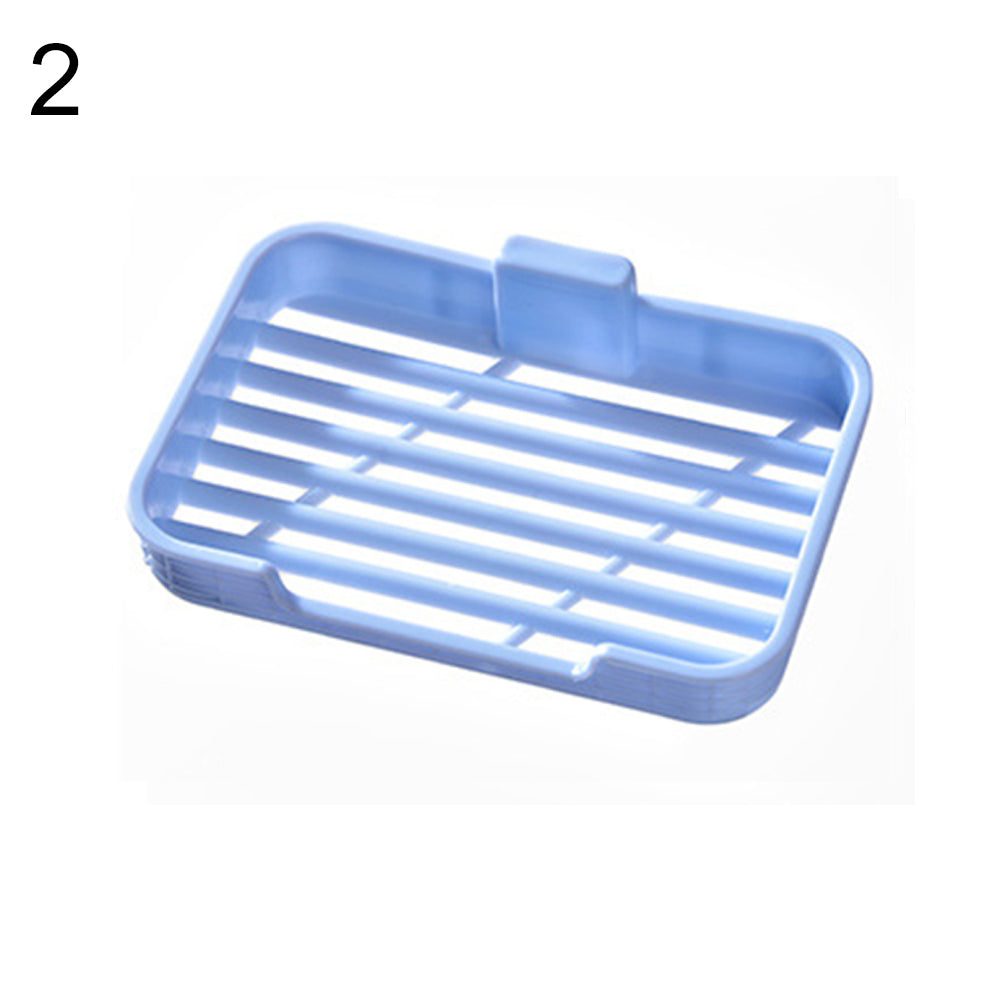Bathroom Kitchen Soap Sponge Storage Dish Drain Rack Organizer Holder Home Tool