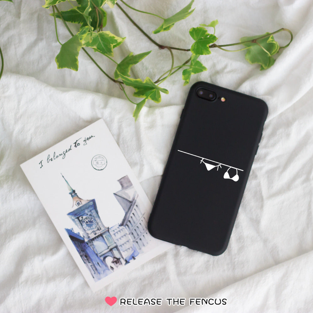 iPhone 5 5s SE 6 6s 7 8 Plus X Cover Funny Bikini Soft Phone cases