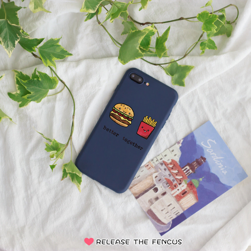 Huawei Mate 9 10 Pro Lite nova 2i Back Cover Food Hamburger Soft Phone cases