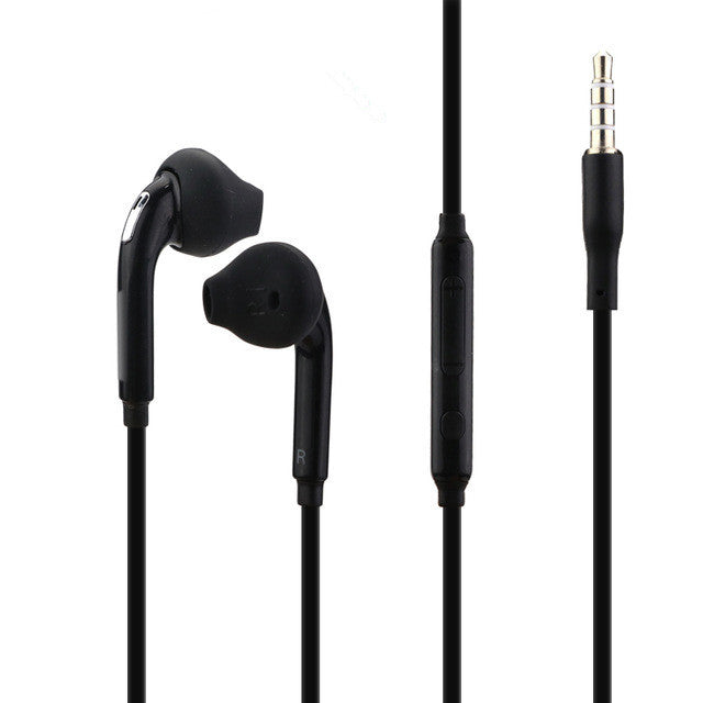 3.5mm In-Ear Wired Earphone Stereo Music Headphones Sport Running Headset with Mic Volume Control for Samsung S6 Xiaomi