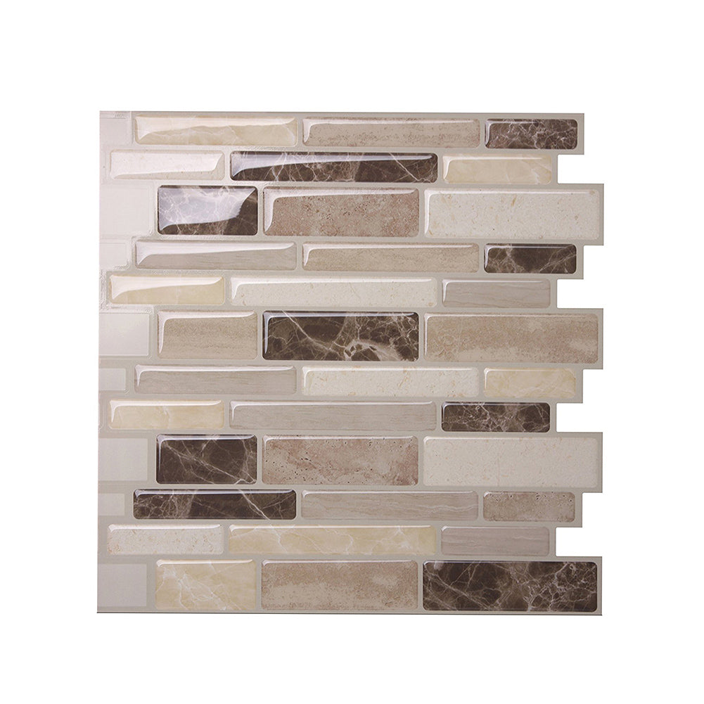 Modern 3D Tile Style Self-Adhesive Wallpaper Home Room DIY Wall Sticker Decor