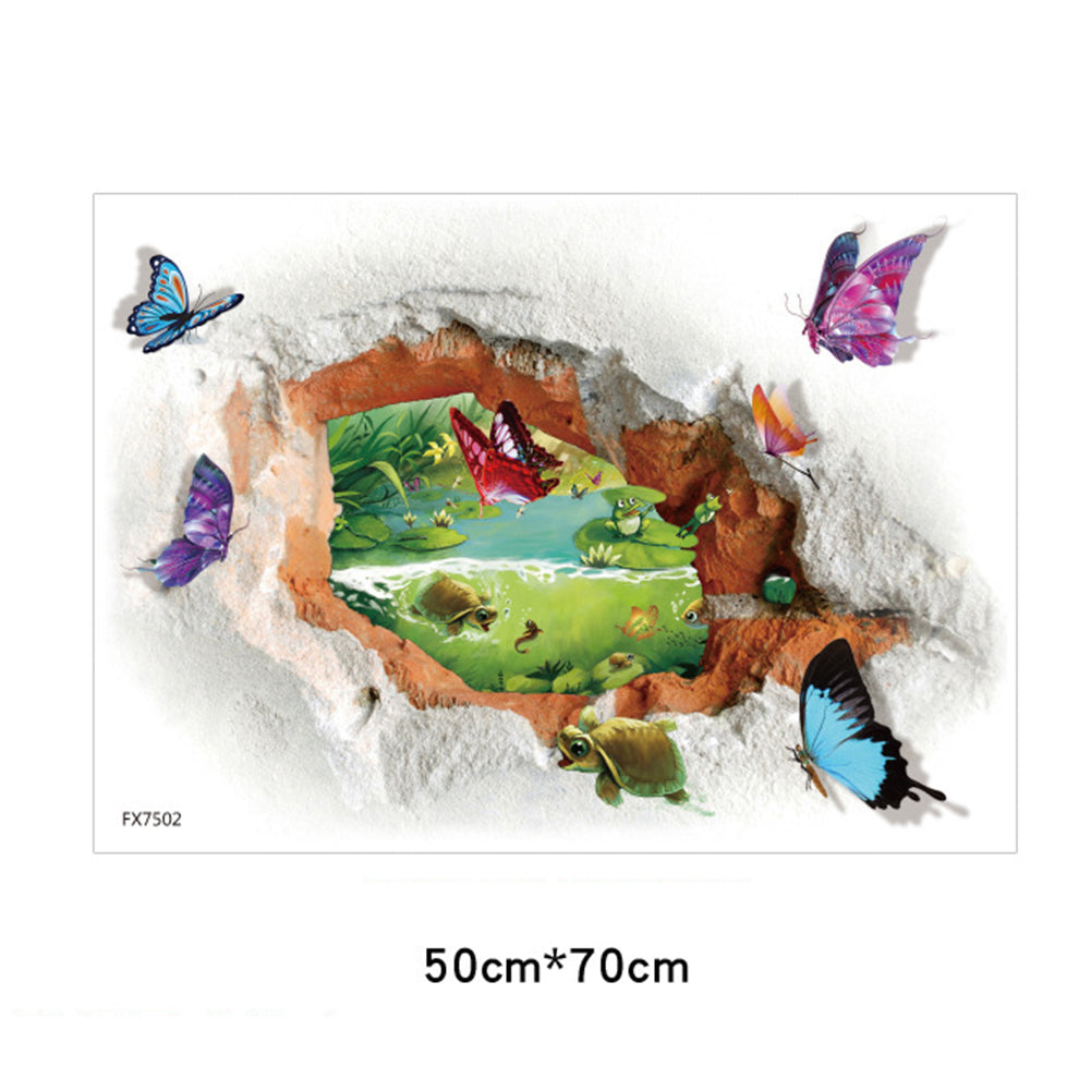 Creative Landscape Removable Home Room Decoration Floor 3D Sticker Wall Decal