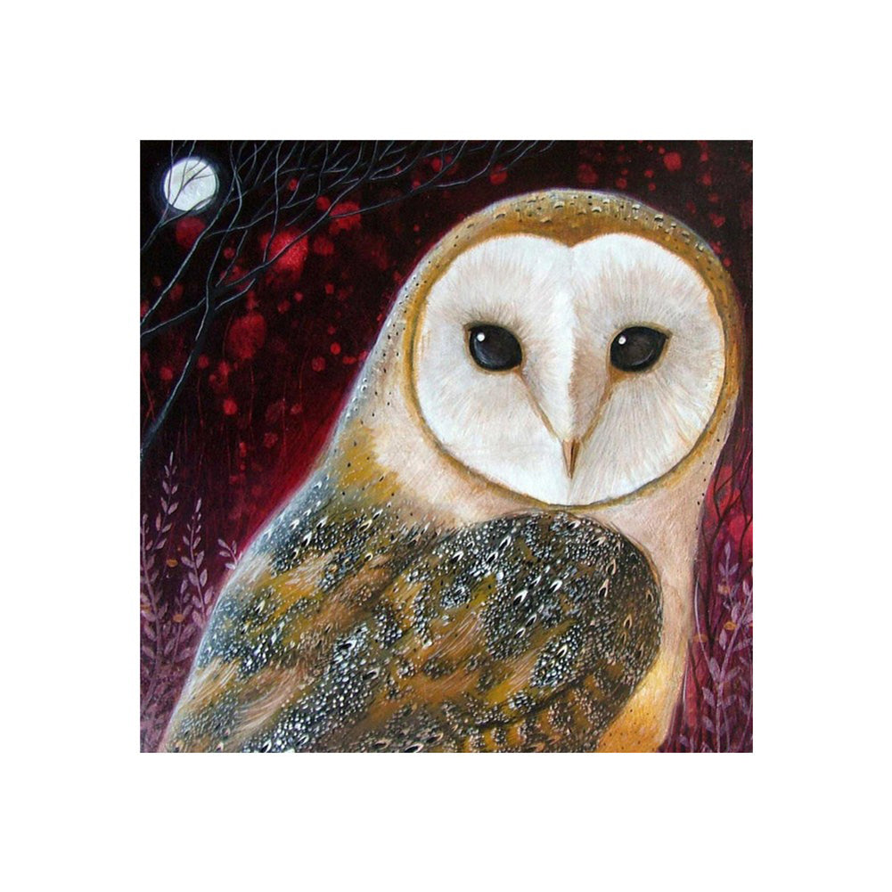 Sharp Eyesight Owl DIY Resin Diamond Painting Cross Stitch Embroidery Gift Decor