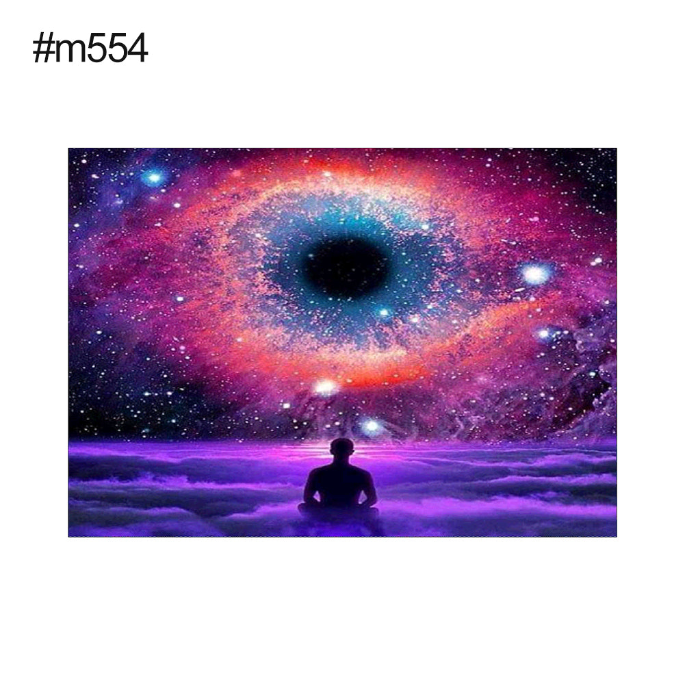 Star Sky Space Embroidery Cross Stitch Full Resin Diamond Painting Room Decor