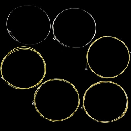 High Quality Set of 6 Steel Strings for Acoustic Guitar 150XL 108cm Great Tone