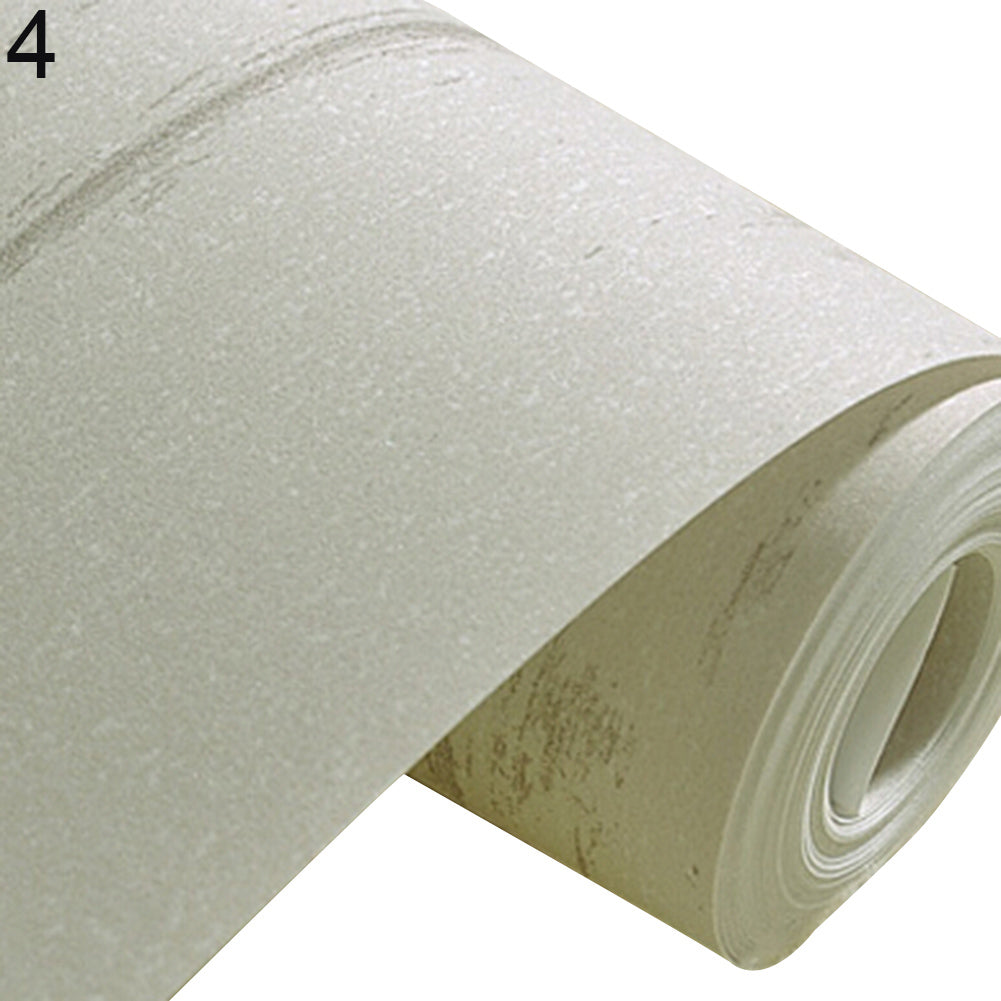 Non-Woven Fabric Vertical Wood Plank Panel Stripe Wallpaper Living Room Decor