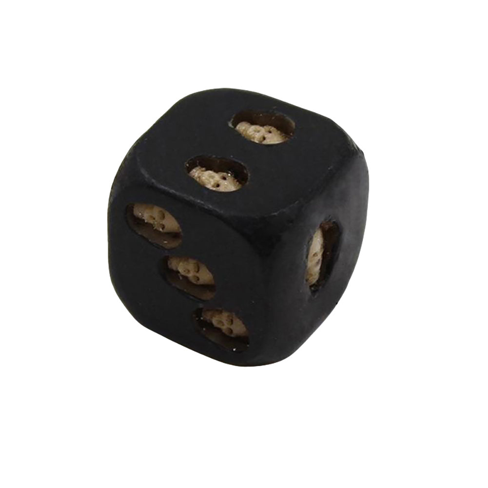 5Pcs Creative 6 Sided Skeleton Skull Resin Dice Halloween Festival Bar Game Toy