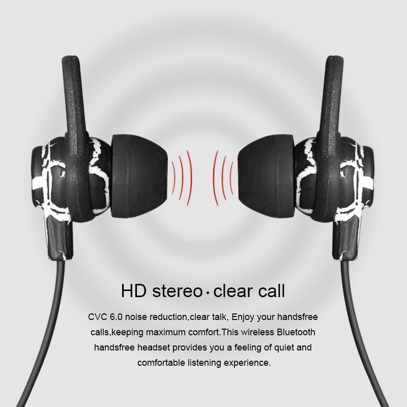 Wireless Bluetooth Earphones Sport Running Headphones Stereo Super Bass Headset Noise Reduction Earbuds Mic