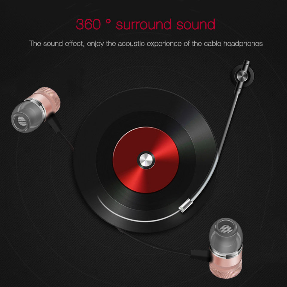 Wireless Bluetooth Headphones Sport Running Headset Metal Magnetic Super Bass Earphones Stereo Earbuds with HD Mic