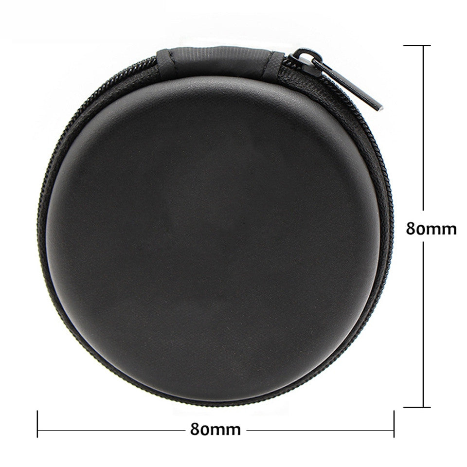 Headphones Storage Bag SD Card Carrying Hard Earphone Package Pocket Hard Hold Case for Earphone Headsets