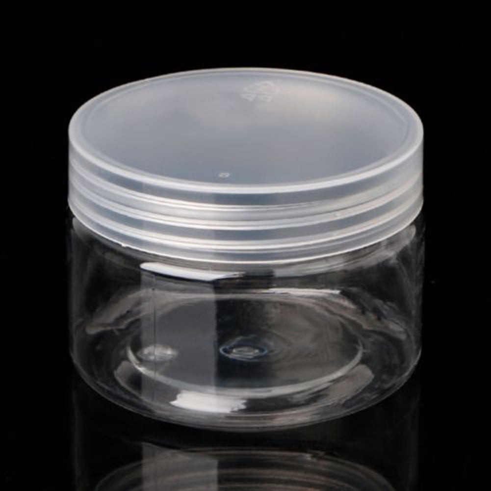 Wide Round Clear Food Storage Container Sealed Jar Box with Lid Kitchen Tool