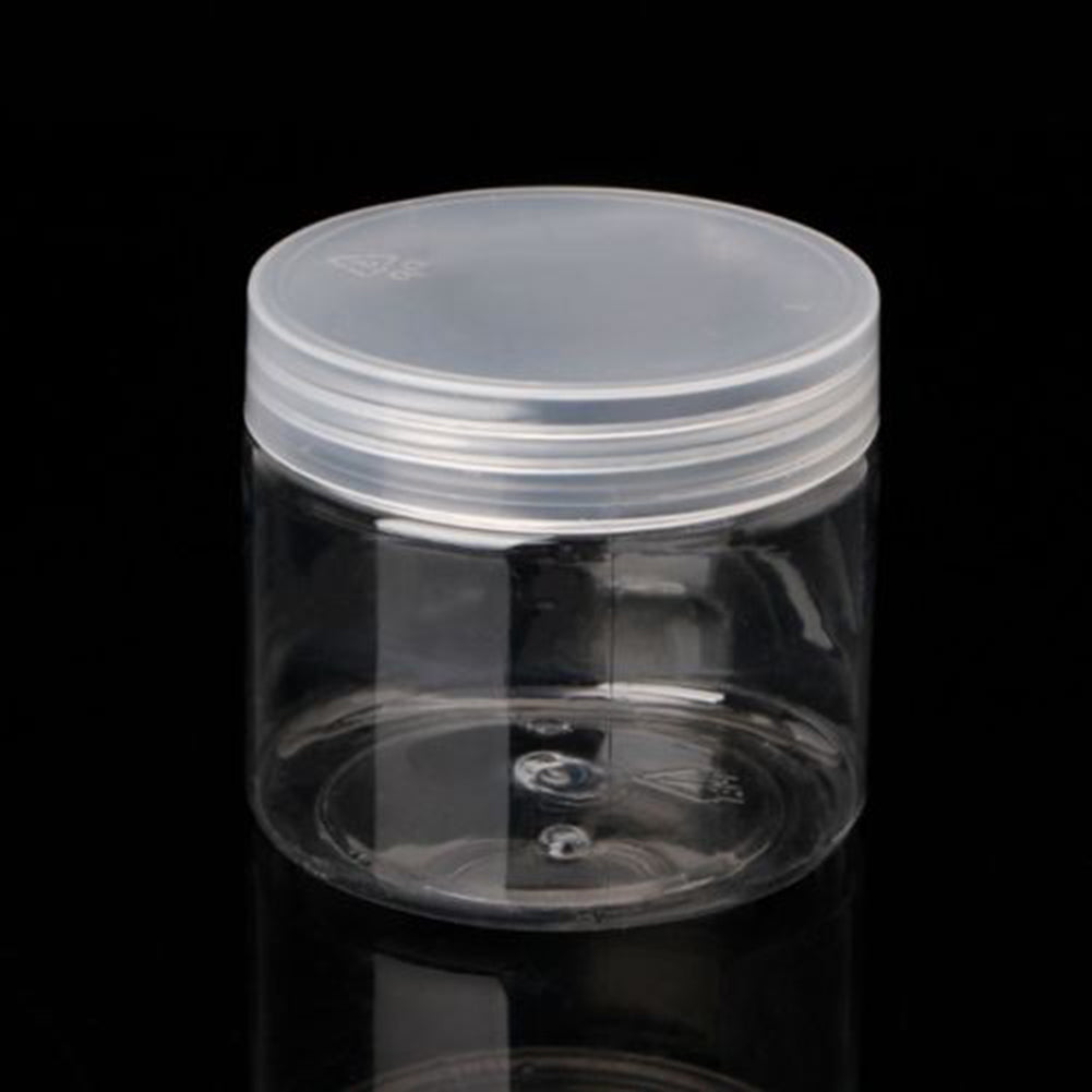 Wide Round Clear Food Storage Container Sealed Jar Box with Lid Kitchen Tool