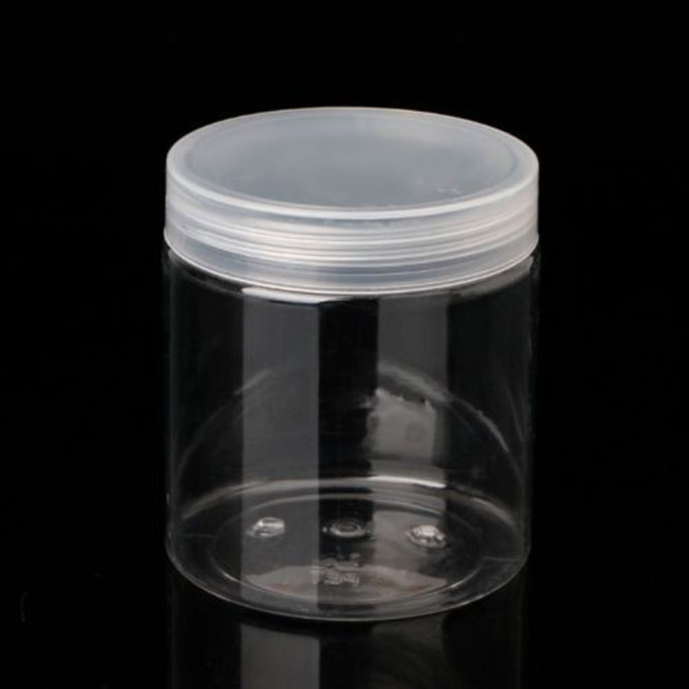 Wide Round Clear Food Storage Container Sealed Jar Box with Lid Kitchen Tool