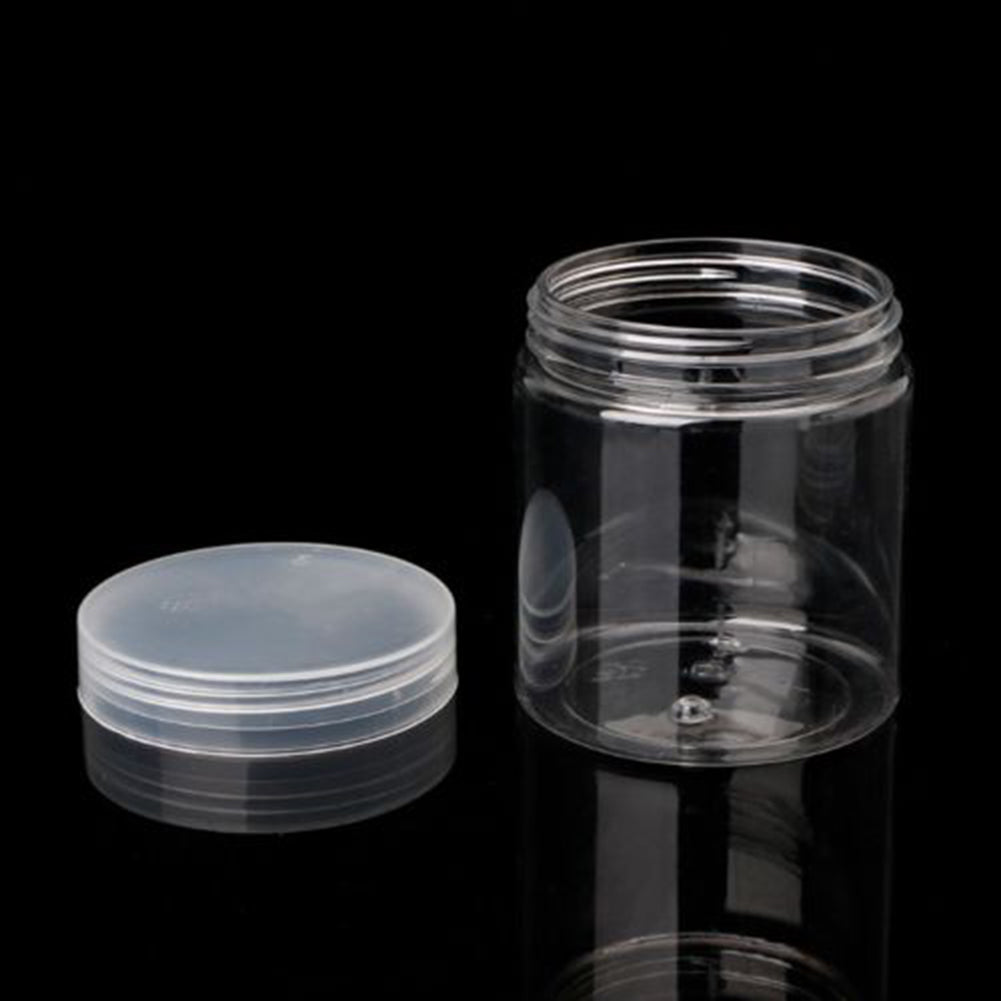 Wide Round Clear Food Storage Container Sealed Jar Box with Lid Kitchen Tool