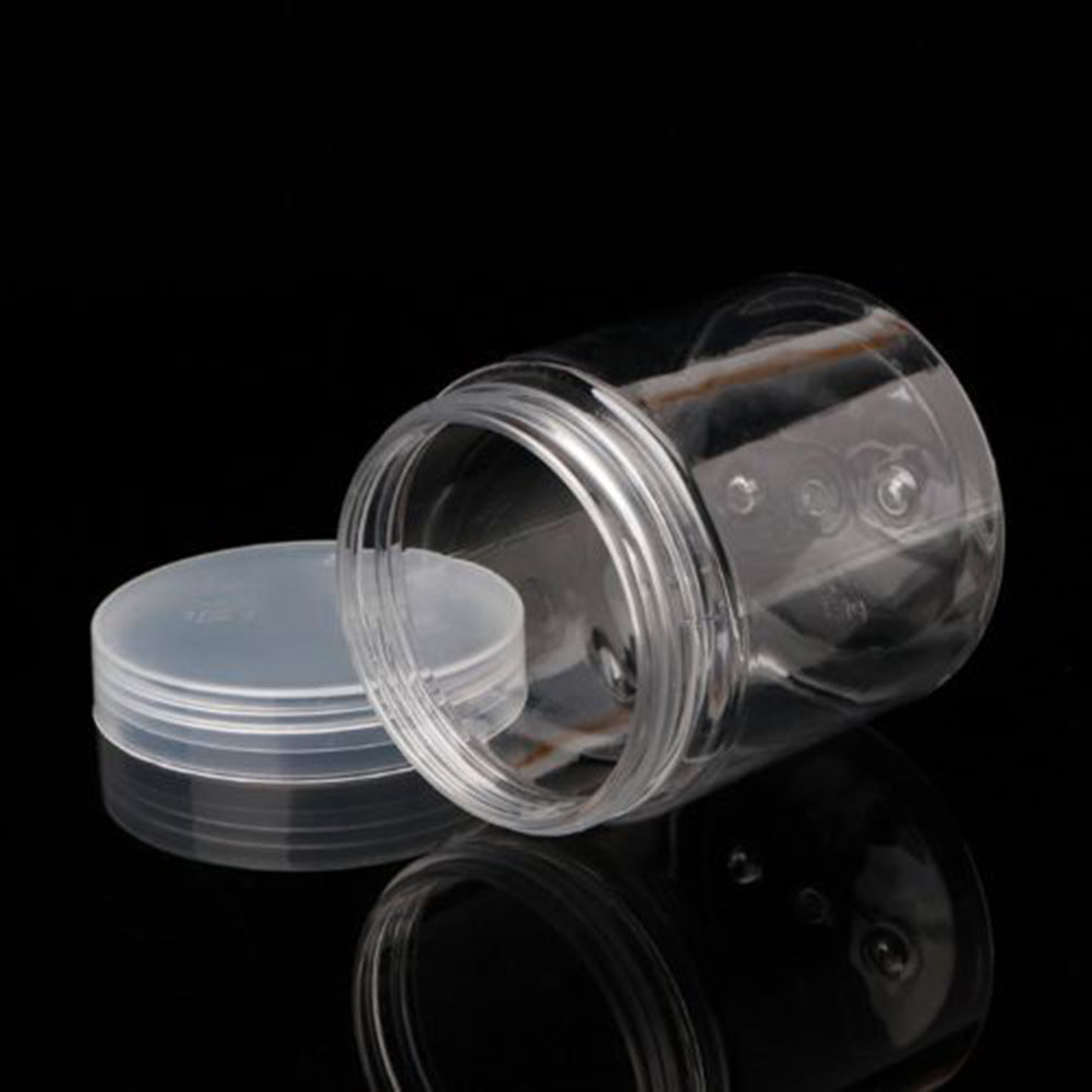 Wide Round Clear Food Storage Container Sealed Jar Box with Lid Kitchen Tool