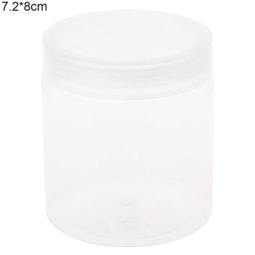 Wide Round Clear Food Storage Container Sealed Jar Box with Lid Kitchen Tool