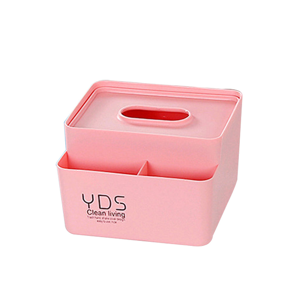 Fashion Storage Box Tissue Cosmetic Container Square Home Office Cafe Organizer