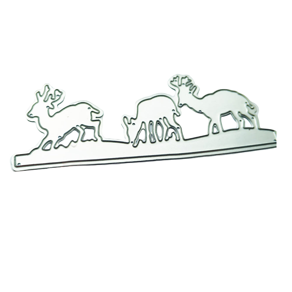 Elk Deer Metal Cutting Dies DIY Scrapbooking Album Card Making Embossing Stencil