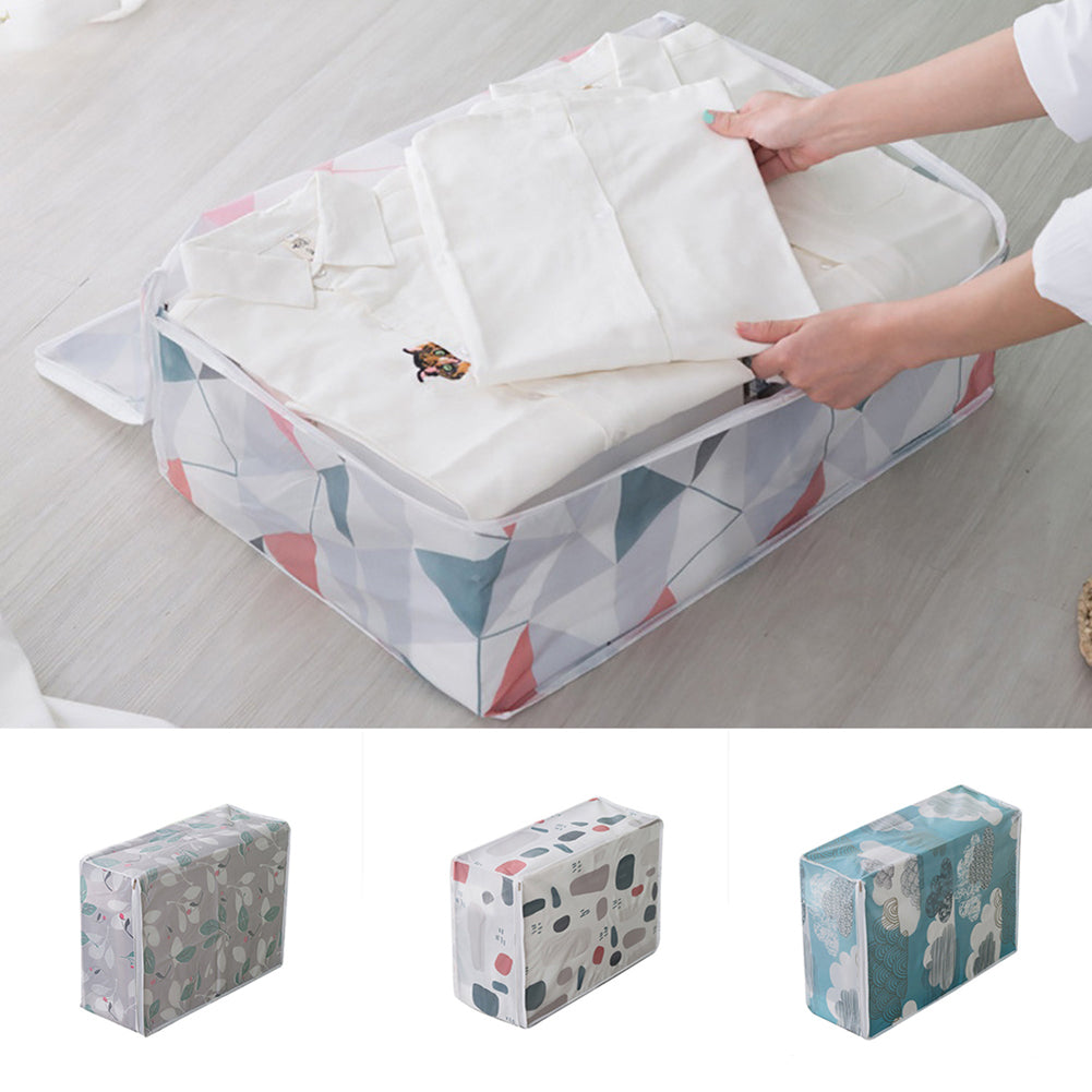 Anti Moisture Dustproof Storage Bag Clothes Quilt Zipper Holder Pouch Organizer