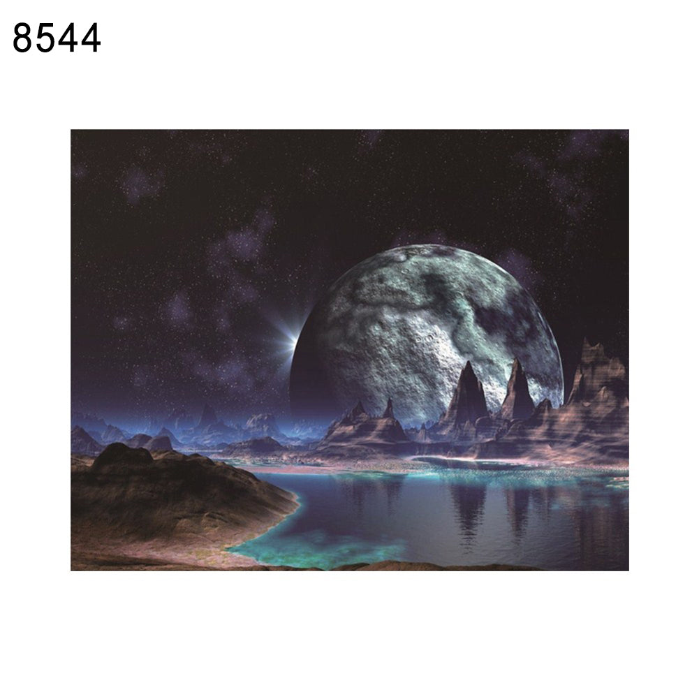 Turtle Planet Beauty Full Diamond Painting DIY Frameless Cross Stitch Wall Decor