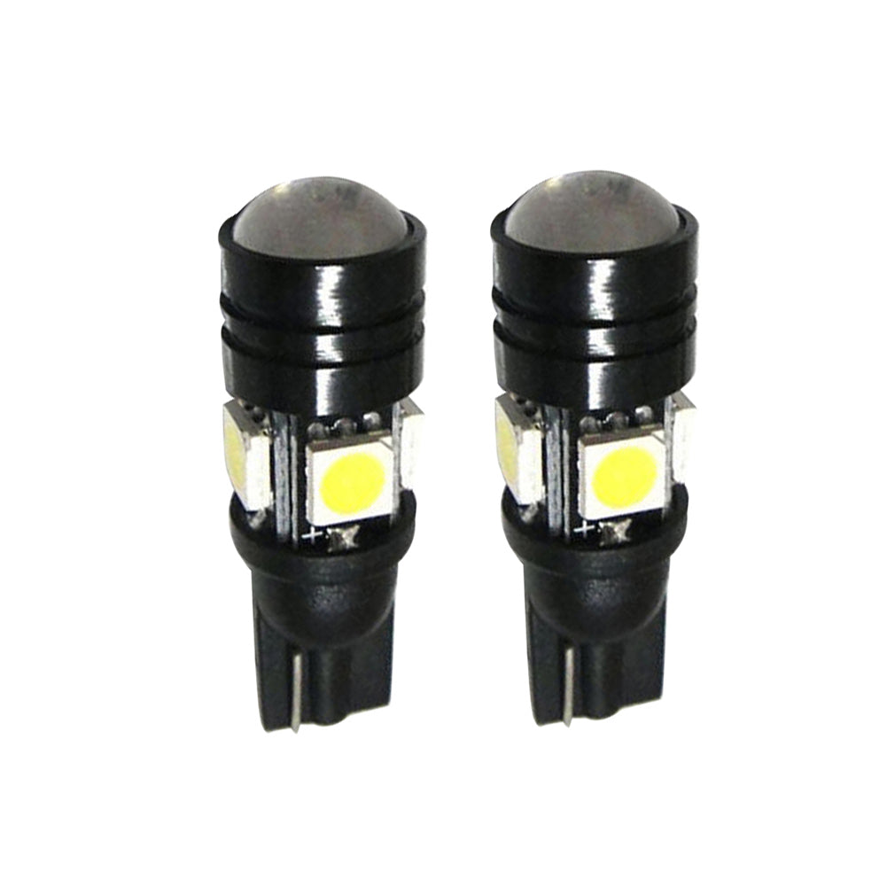 2Pcs 12V T10 LED Light Bulb with COB Projector Auto Car Vehicle Width Lamp