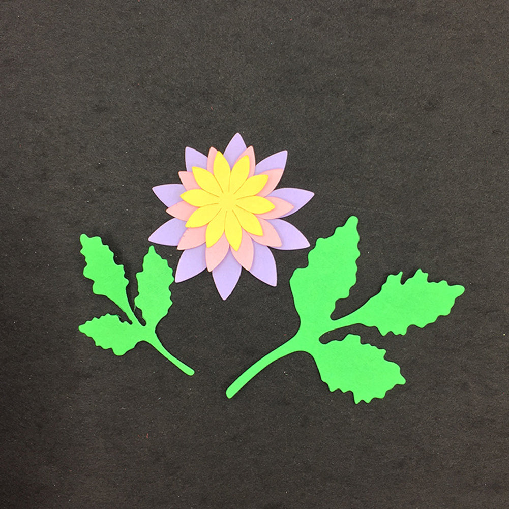 5Pcs/Set Metal Flower Leaves DIY Cutting Die for Album Scrapbooking Embossing