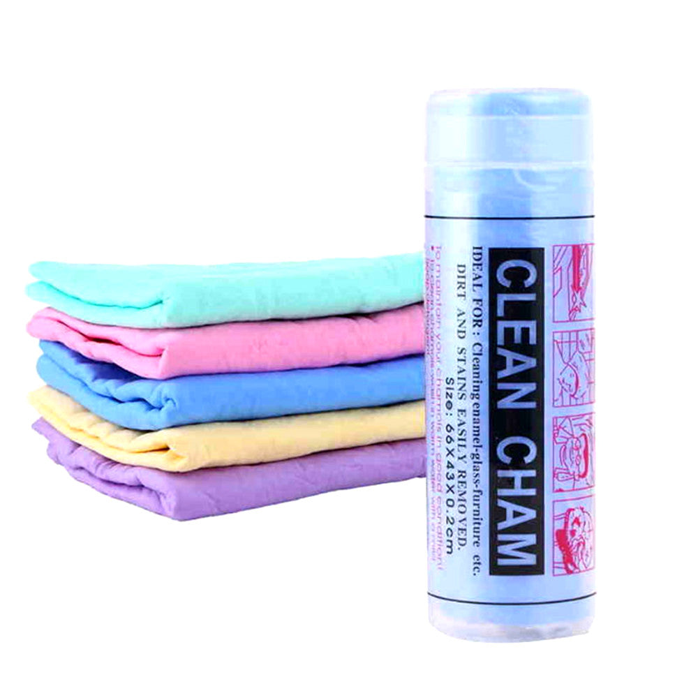 40*30*0.2CM Super Absorption Microfiber Car Care Towel Cleaning PEVA Towel Synthetic Suede Chamois