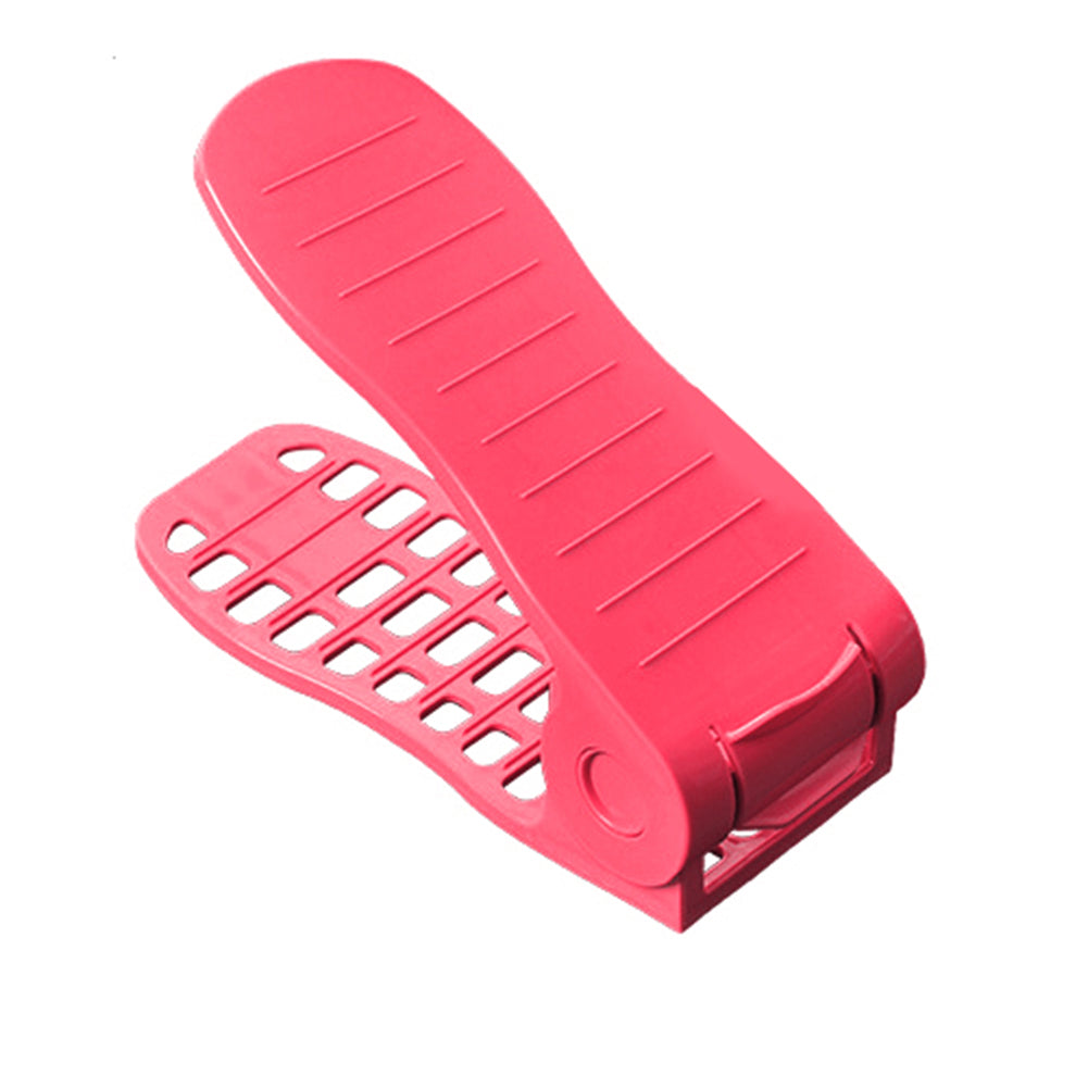 Home Shoes Base Space Saver Adjustable Double Layer Holder Rack Storage Shelf