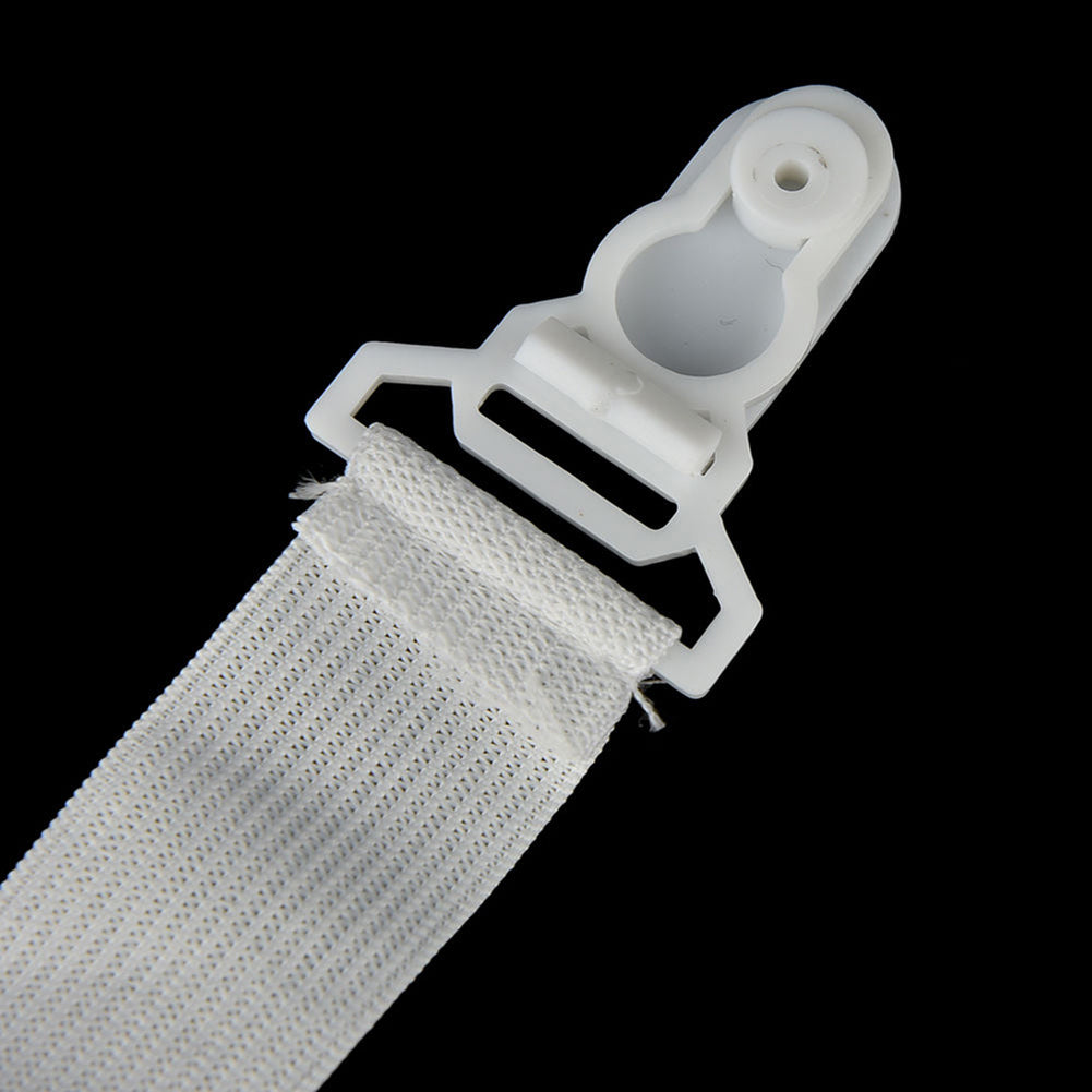 4 Pcs Bed Sheet Mattress Fasteners Elastic Grippers Blankets Clip Holder Strap