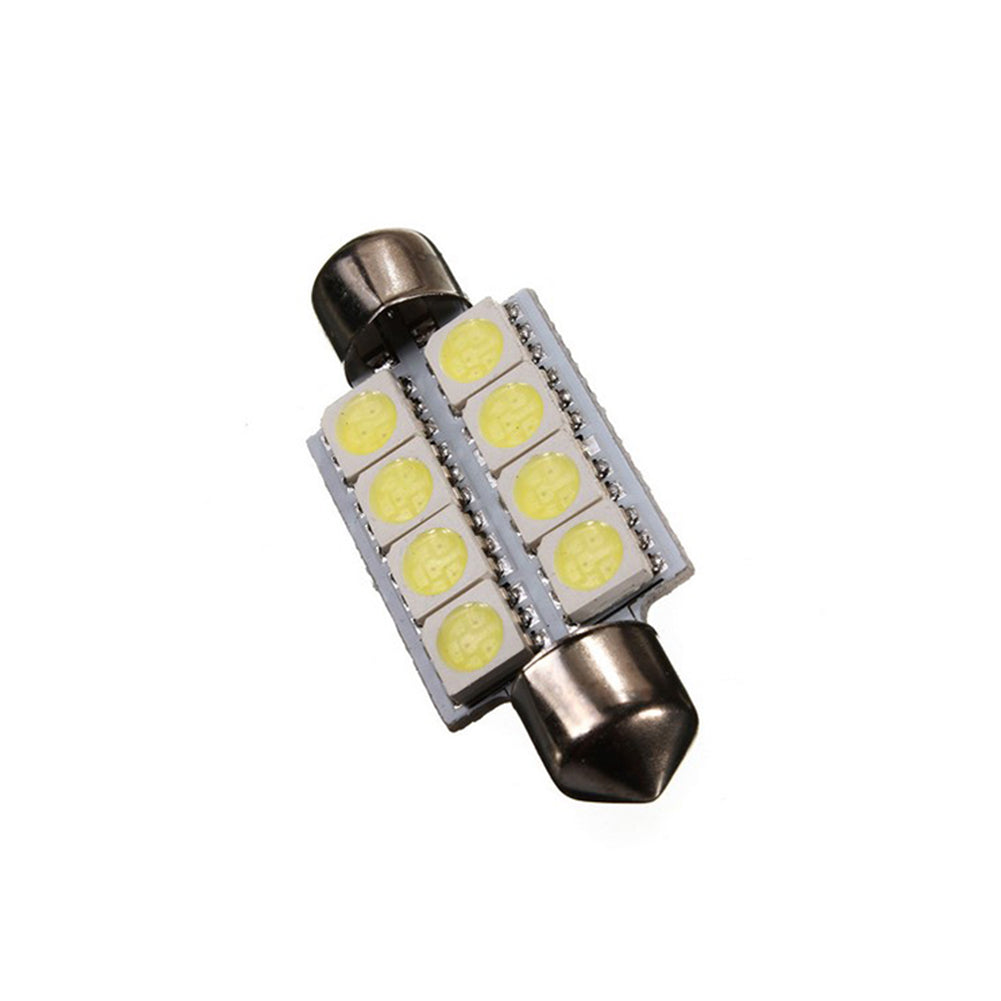 8SMD 5050 LED Car Dome Interior White Light Universal Read Bulbs Lamp Tool