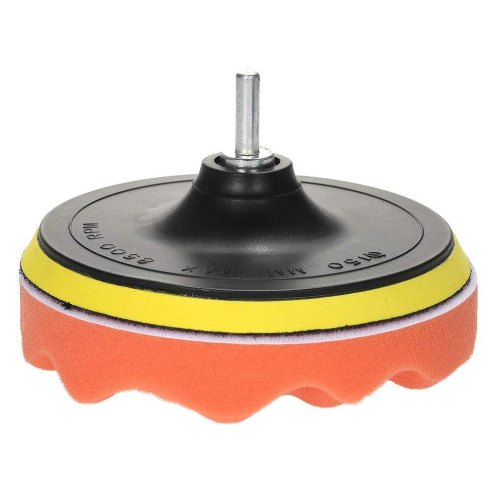 7Pcs Car 6Inch Auto Polishing Pads Waxing Buffing Sponge Sander Sealing Glaze