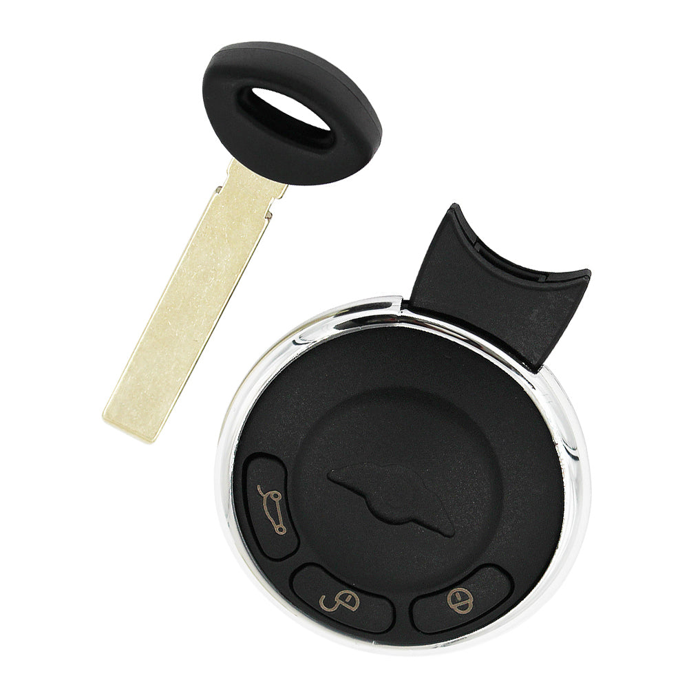 3 Buttons 868MHz Uncut Car Smart Key Fob with ID46 Chip for BMW Mini Cooper