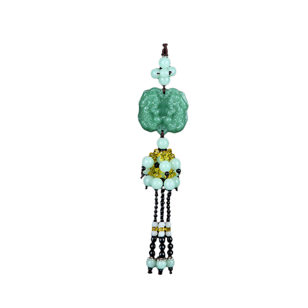 Safe Drive Symbol Tassel Auto Car Hanging Pendant Ornament Lucky Charm Amulet