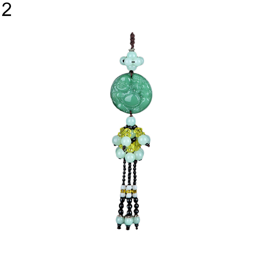 Safe Drive Symbol Tassel Auto Car Hanging Pendant Ornament Lucky Charm Amulet