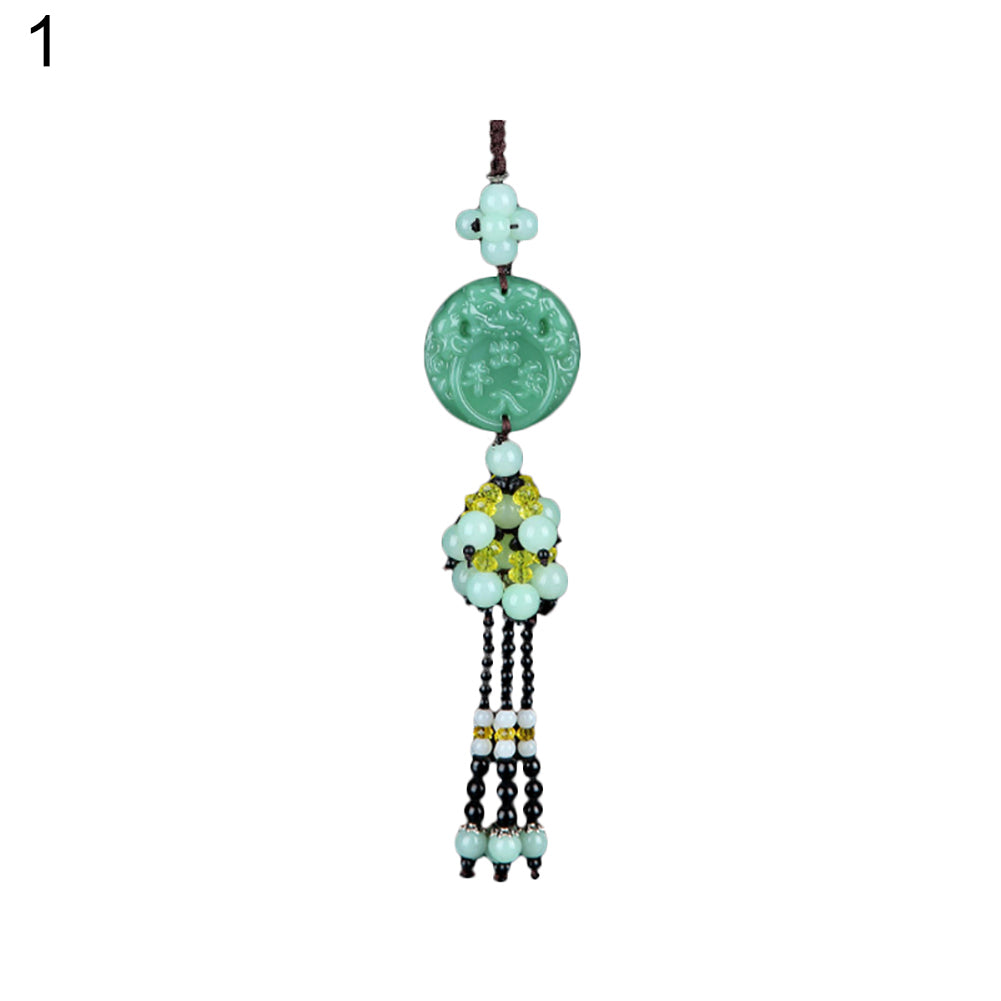 Safe Drive Symbol Tassel Auto Car Hanging Pendant Ornament Lucky Charm Amulet
