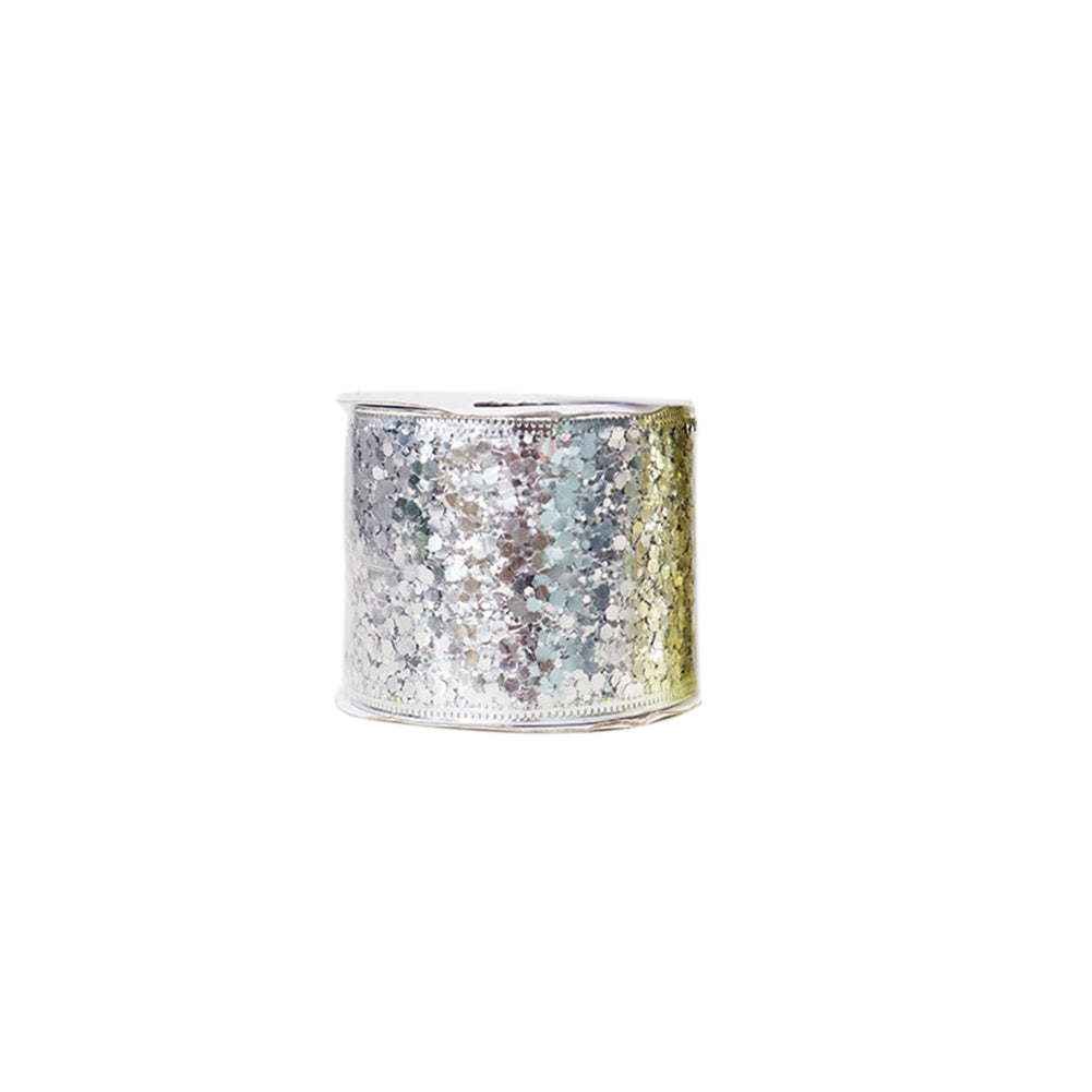 Glittering Christmas Bowknot Ribbon Tree Ornament Festival Party Decoration