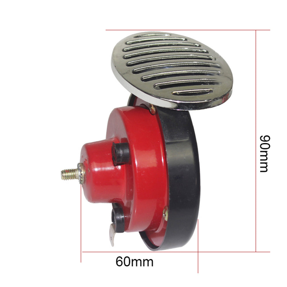 2Pcs 12V Snail Air Horn with Cover Loud Alarm Kit for Car Boat Motorcycle Van