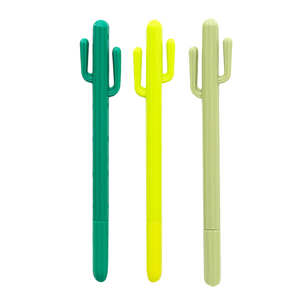 Office School Supplies Cute Cactus Design Gel Pen Ballpoint Pen Writing Pen Gift