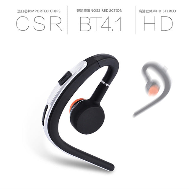 Bluetooth Headset Earphone for phone Wireless Sweatproof Sports Bluetooth Headphone with Mic voice Control with Earbud