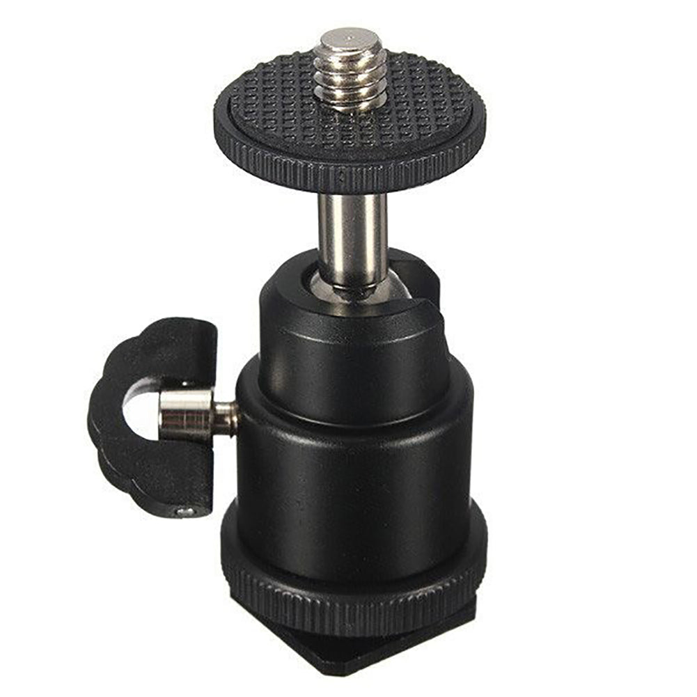 Mini Cradle Ball Head Holder with Lock Camera Tripod LED Light Bracket Mount
