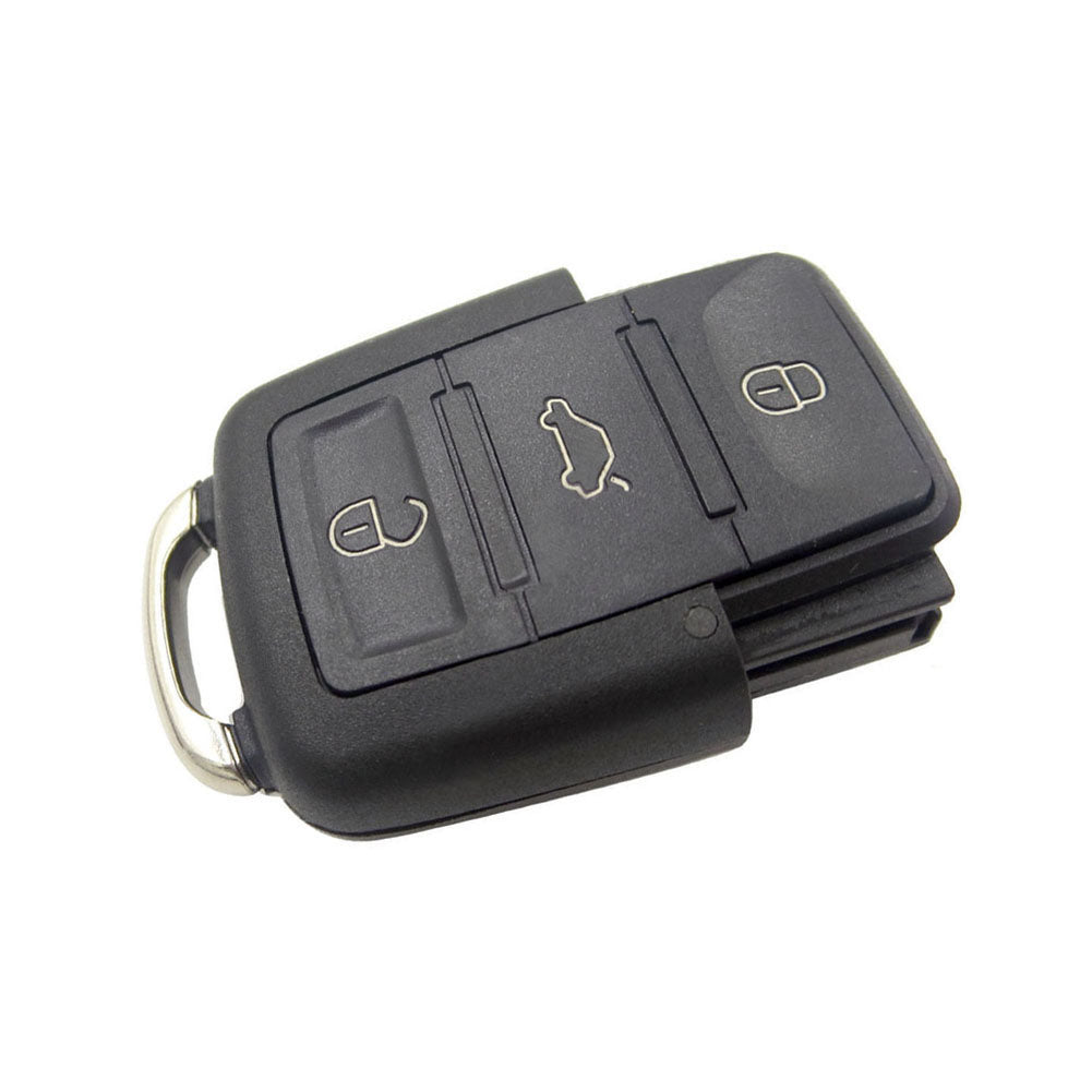 434MHz 3 Buttons Car Vehicle Uncut Remote Key Case Fob with ID48 Chip for VW