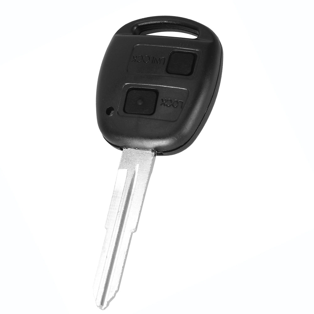 Remote Replacement Car Key Shell Case For Toyota Yaris Uncut Blade Button Pad