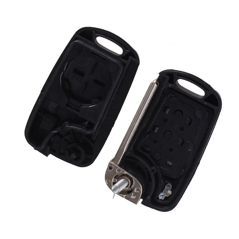 Practical 3 Buttons Flip Folding Remote Car Key Shell Cover Case for Hyundai