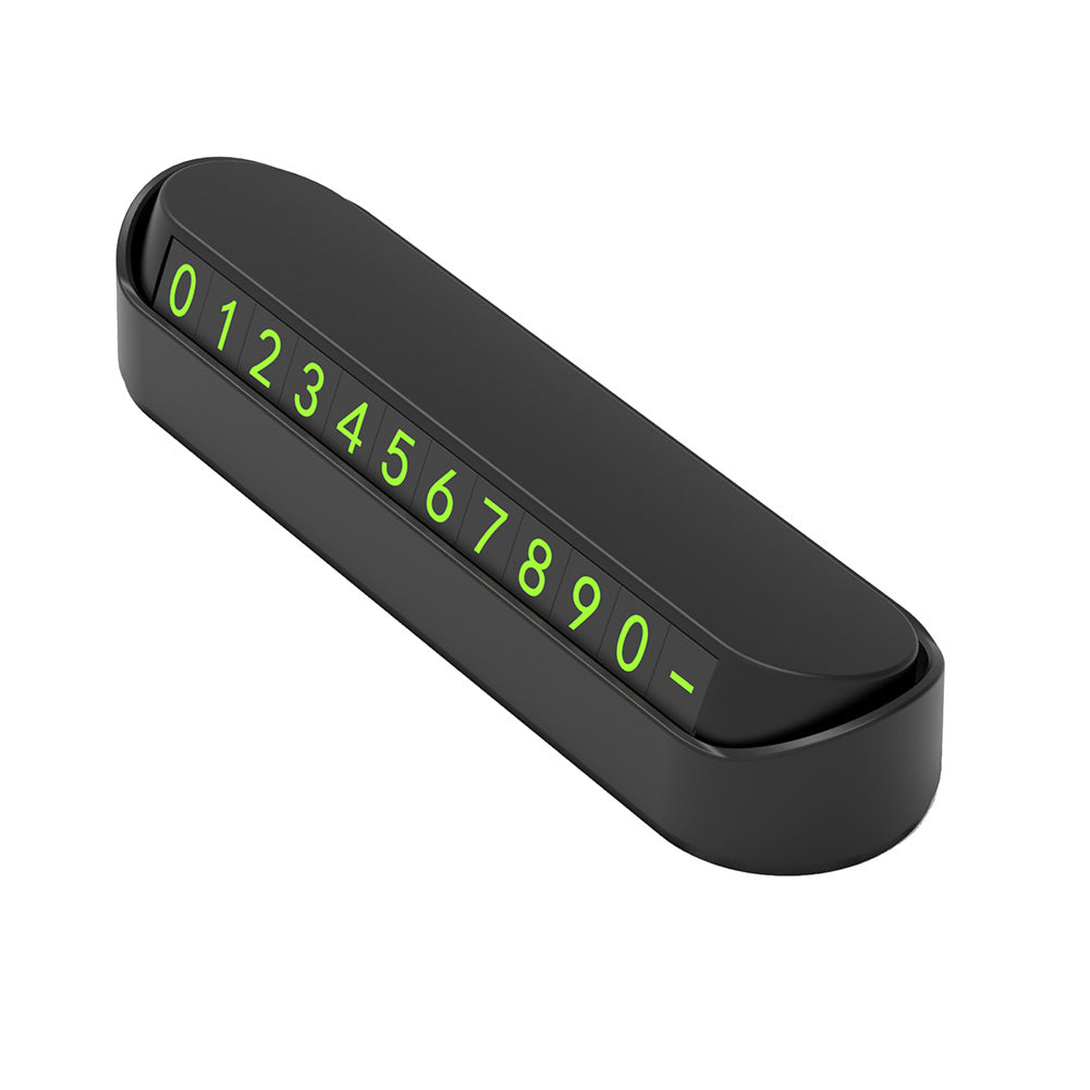 Car Parking Card Phone Number Sticker Drawer Style Hidden Auto Plate Accessories
