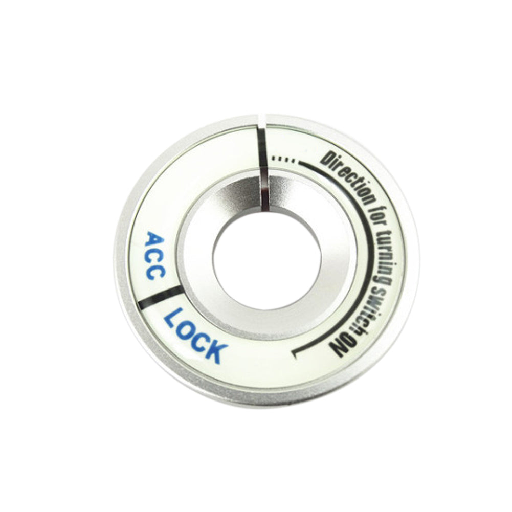 Luminous Car Ignition Switch Cover Sticker Key Hole Ring Decor for New Jetta