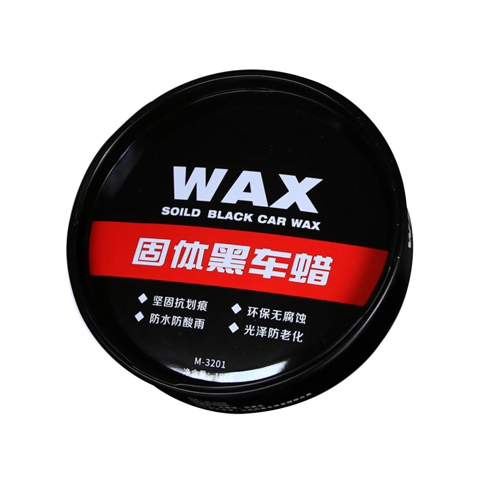 Car Polish Black White Solid Wax Remove Dust Stain Waxing Paint Coating Care